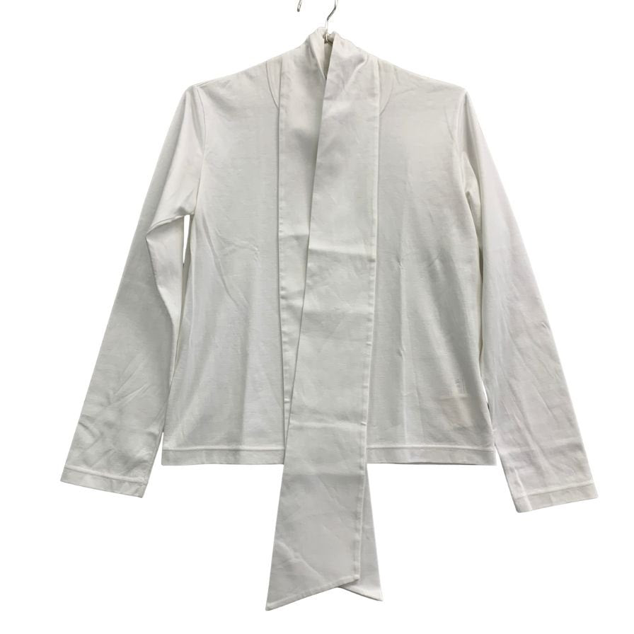 極美品◆ノワールケイニノミヤ コムデギャルソン レディース 変形クルーネックトップス AD2024 3N-T003 サイズM ホワイト noir kei ninomiya 【AFB37】