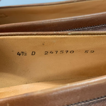 ジェイエムウエストン 180シグニチャー ローファー ボックスカーフ ブラウン UK4.5D J.M.WESTON ローファー 約24.5cm【LA】【中古】