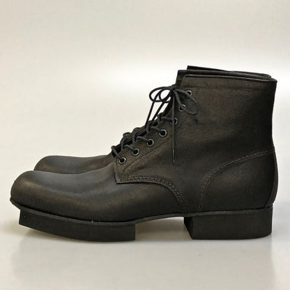 プレミア―タ ブーツ レースアップ レザー ブラック メンズ サイズ8.5 PREMIATA 約27.5cm【AFD14】