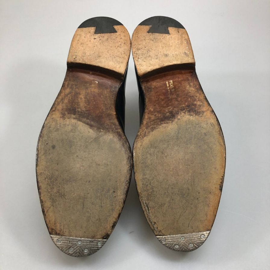 ブルックスブラザーズ パンチドキャップトゥ メンズ ブラック サイズ 7 Brooks Brothers 約25.0cm【AFC9】