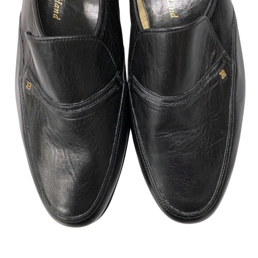 バリー レザーシューズ ローファー 530966 ブラック メンズ サイズUK6 BALLY 約24.5cm【AFC45】