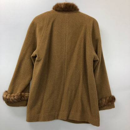 チュマンドール コート ミンクファー 切替 レディース ベージュ系 M CHUMANDOR【AFG1】