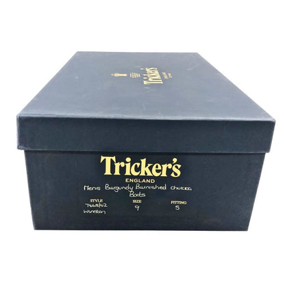 トリッカーズ レザー チャッカブーツ ウィンストン 7468 メンズ  サイズUK9  ブラウン Trickers Winston ビジネスシューズ 約27.5cm【LA】【中古】