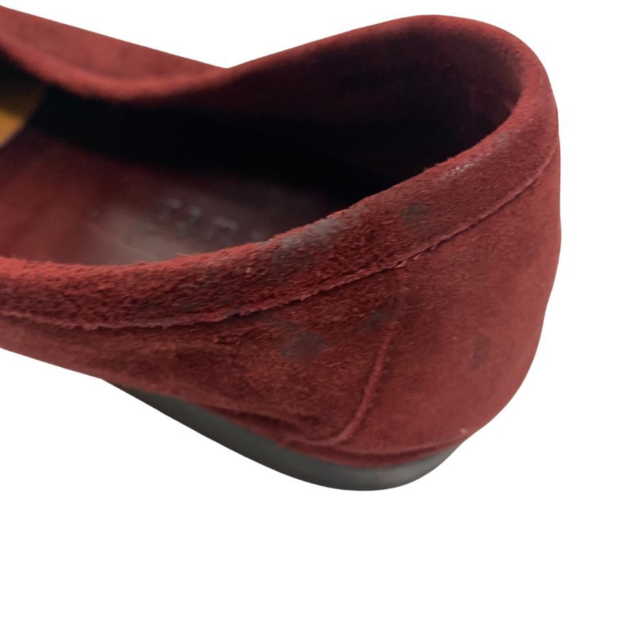 ベルルッティ ローファー スエード サイズ7 赤系 Berluti