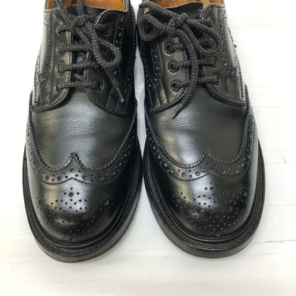 トリッカーズ L5679 アン ウイングチップ カーフ ブラック UK5 レディース Tricker's ANNE 約22.5cm【AFD1】