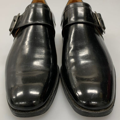 チャーチ レザーシューズ ウェストバリー シングルモンク ストラップ メンズ サイズ8 ブラック CHURCH'S Westbury 約27.0cm【AFC42】