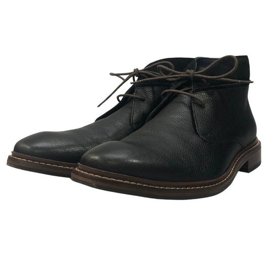 コールハーン チャッカブーツ グレインレザー×スエード コンビ C26131 メンズ ブラック サイズUK8.5 COLE HAAN 約27.0cm【AFD2】