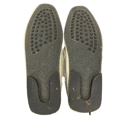 カーシュー ドライビングシューズ レザー ホワイト サイズ41 Car Shoe 約26.0cm【AFD13】