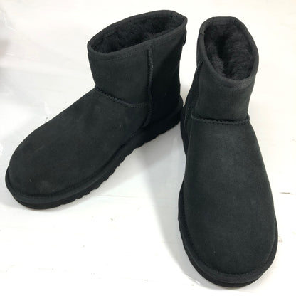アグ ショートブーツ M CLASSIC MINI メンズ ブラック サイズ25㎝ UGG 約25.0cm【AFD15-2】