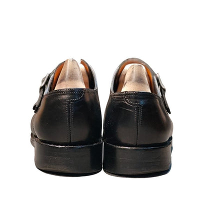 ジョンロブ レザーシューズ ウィリアム ダブルモンク 9795ラスト サイズ6E メンズ ブラック JOHN LOBB ビジネスシューズ 約24.5cm【LA】【中古】