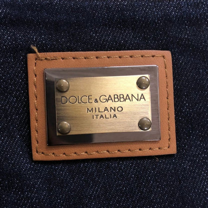 ドルチェ&ガッバーナ デニムパンツ FTIFKD G866Q コットン ポリエステル サイズ40 レディース ブルー DOLCE&GABBANA 【AFB9】