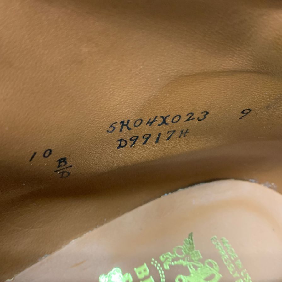 オールデン D9917H ブローグ別注 ハイランドタンカーブーツ コードバン ダークバーガンディ サイズ10D ALDEN BROGUE ブーツ 約28.0cm【LA】【中古】
