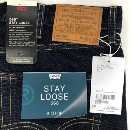 ビオトープ×リーバイス デニム 568 インディゴ メンズ W38 L30 BIOTOP×LEVI'S 【AFB23】