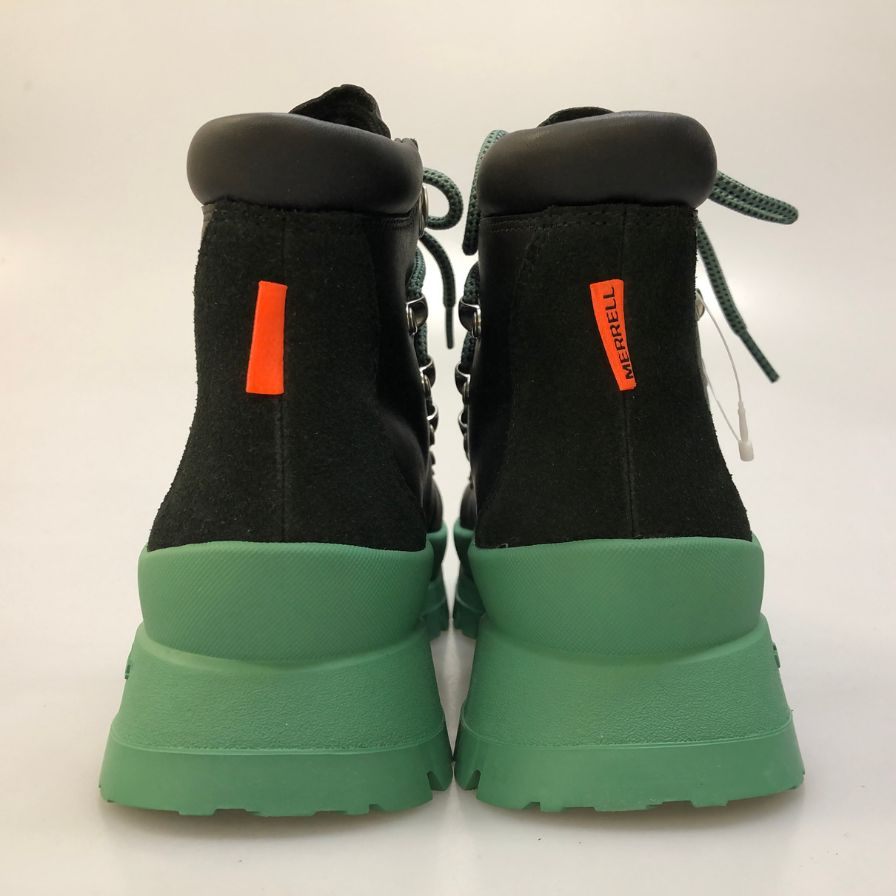 メレル ブーツ トレッキングブーツ Bristol MID レディース サイズ23 ブラック グリーン系 MERRELL 約23.0cm【AFD13】