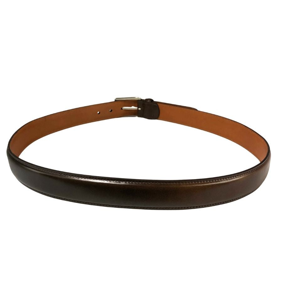 KTルイストン レザーベルト シェルコードバン 30mm 日本製 本革 ブラウン メンズ サイズ36/90 K.T.Lewiston【AFI4】