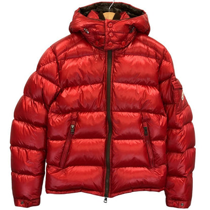 美品◆モンクレール ZIN 14年 ナイロン ダウンジャケット レイヤード レッド サイズ0 Moncler 【AFA13】