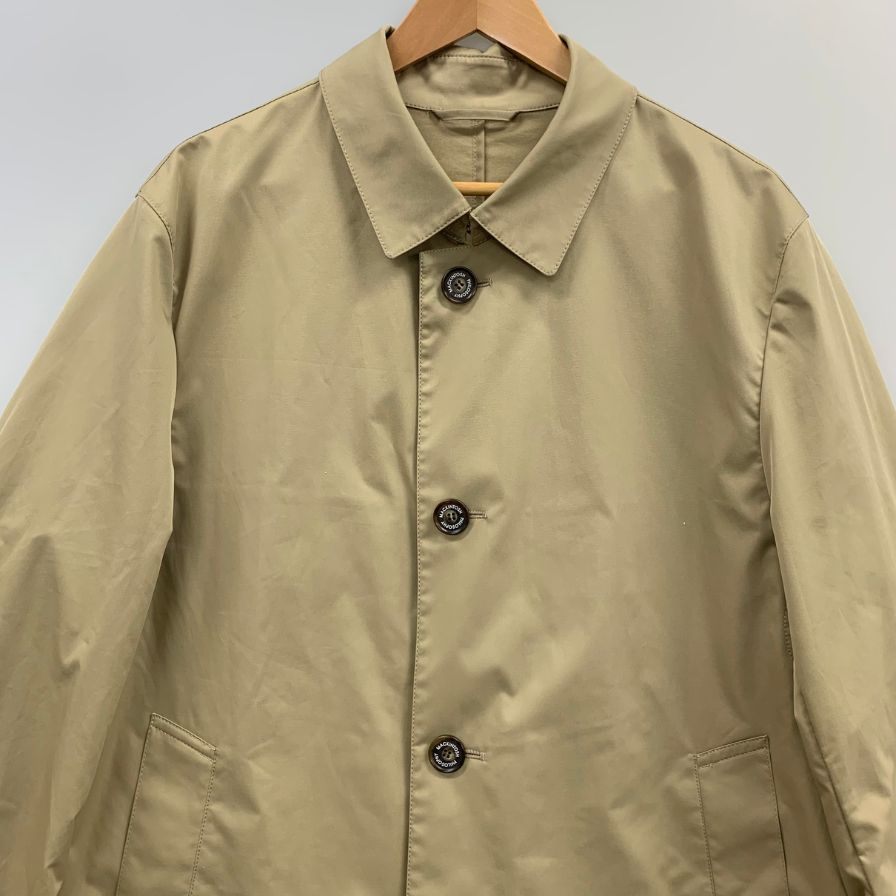 美品◆マッキントッシュフィロソフィー ステンカラーコート H1C50-735-45 フード欠損 サイズ42 メンズ ベージュ MACKINTOSH PHILOSOPHY 【AFB6】