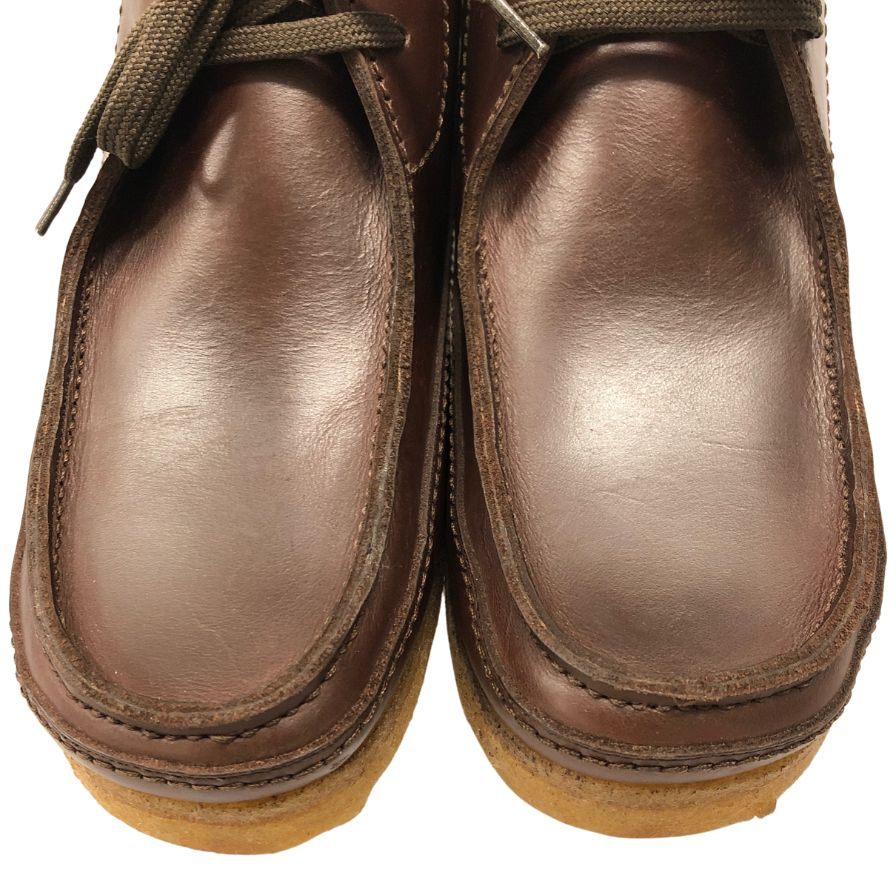 ウィーバーモカシン レザーブーツ ワラビー ブラウン サイズ43 メンズ Weaver Moccasin 約28.0cm【AFC44】