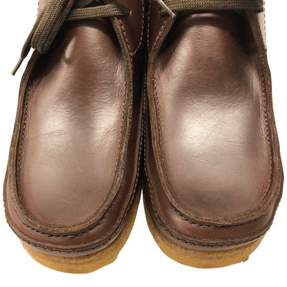 ウィーバーモカシン レザーブーツ ワラビー ブラウン サイズ43 メンズ Weaver Moccasin 約28.0cm【AFC44】