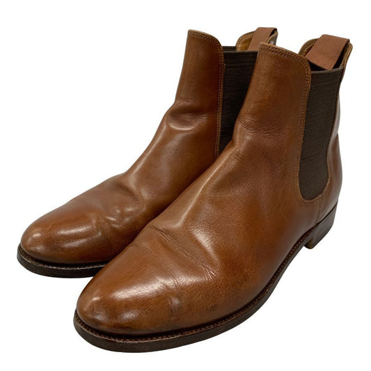 ジョンロブ サイドゴアブーツ PETER ペーター レザー サイズ75B ブラウン系 メンズ JOHN LOBB 約26.5cm【AFC7】