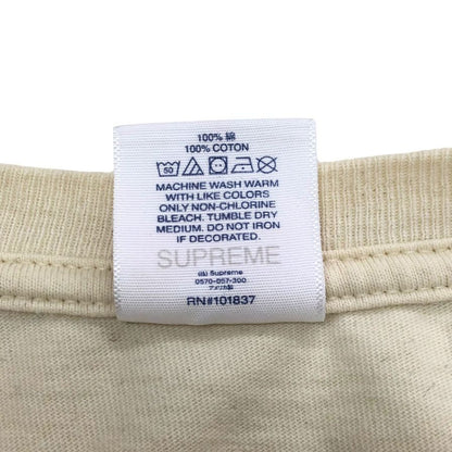 中古◆シュプリーム Tシャツ 22SS ハンドスタイル USA製 コットン メンズ サイズXL アイボリー Supreme 【AFB38】
