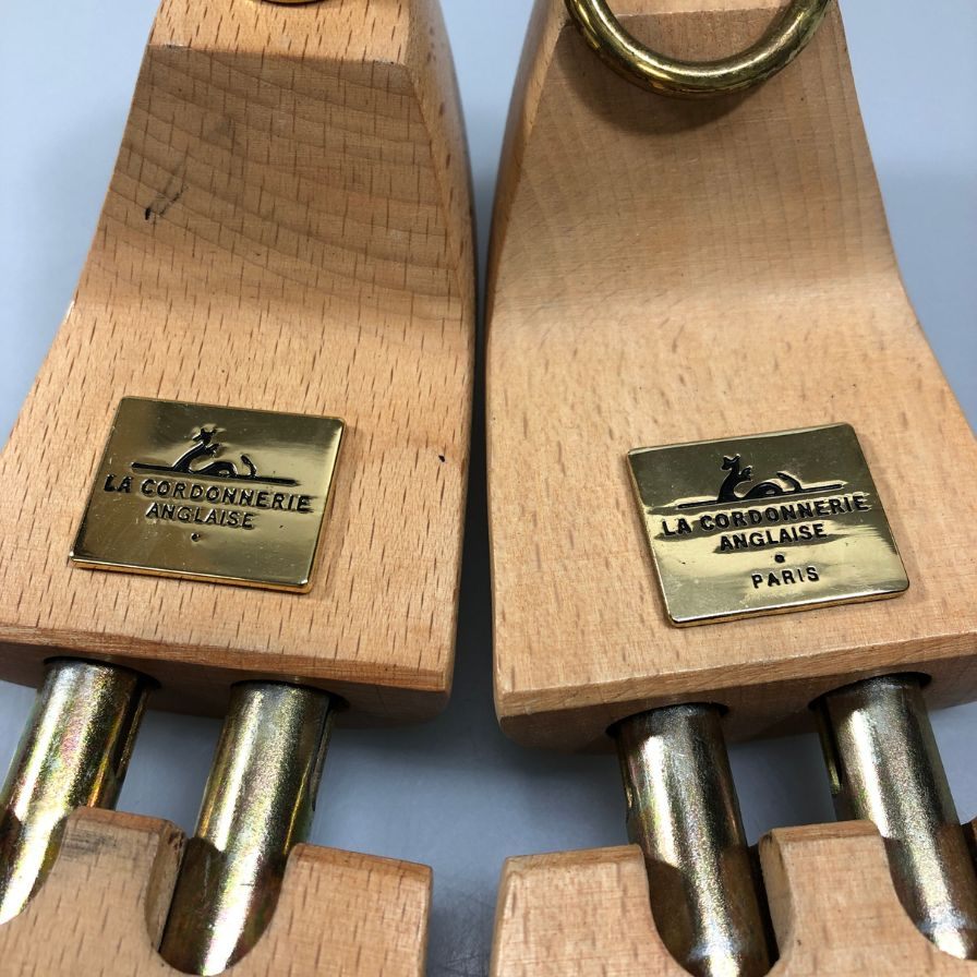 ラ コルドヌリ アングレーズ シューツリー 木製 ベージュ メンズ サイズ40 CORDONNERIE ANGLAISE 約25.0cm【AFC4】