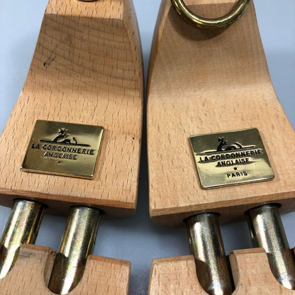 ラ コルドヌリ アングレーズ シューツリー 木製 ベージュ メンズ サイズ40 CORDONNERIE ANGLAISE 約25.0cm【AFC4】