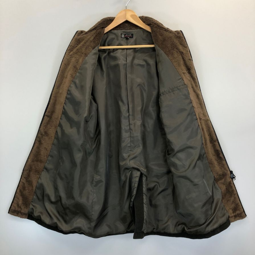 美品◆ミシェルクラン スタンドカラー ウールジャケット グレー サイズ48 MICHEL KLEIN MK 【AFA7】