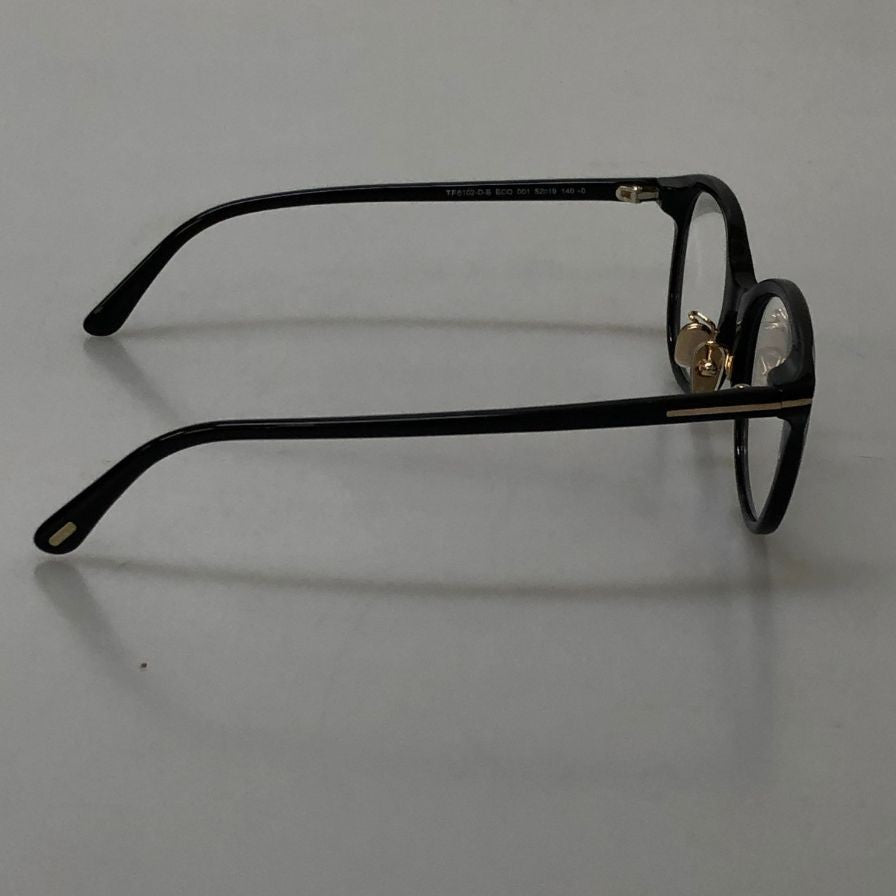 トムフォード  メガネ サングラス   TF 6102-D-B ECO 001 52□19 ブラック TOM FORD【AFB52】