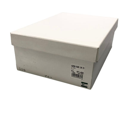 新宿屋 レザースニーカー レザー×パイソン 0250-545 ブルー 24.5cm レディース shinjukuya 約24.5cm【7-5】