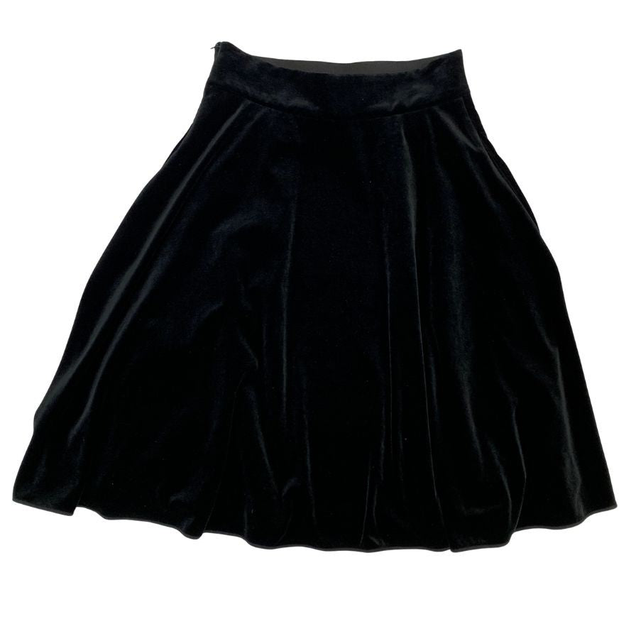 ベロアノアールフォーフォクシーニューヨーク ベロアスカート レディース ブラック サイズ38 VELOUR NOIR BY FOXEY NEW YORK【AFB20】