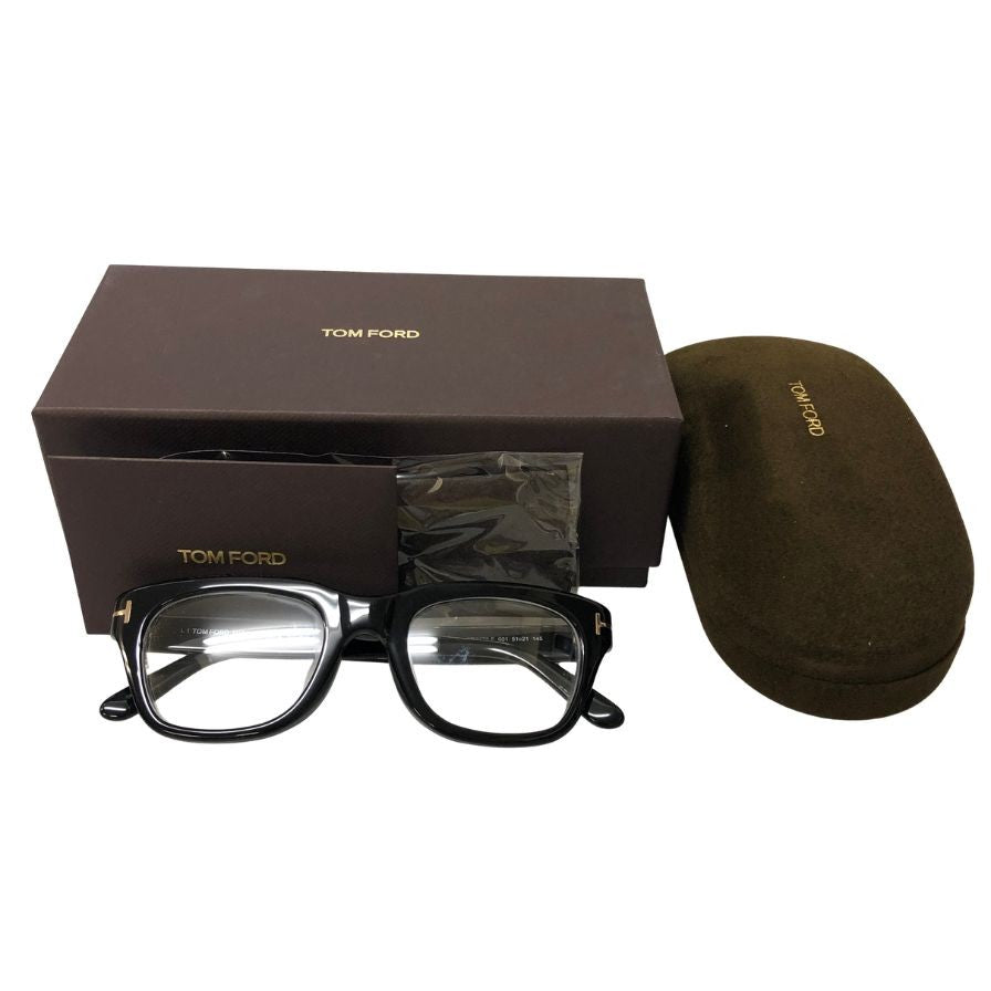 トムフォード  メガネ サングラス   TF 5178-F 001 51□21 ブラック TOM FORD【AFI9】