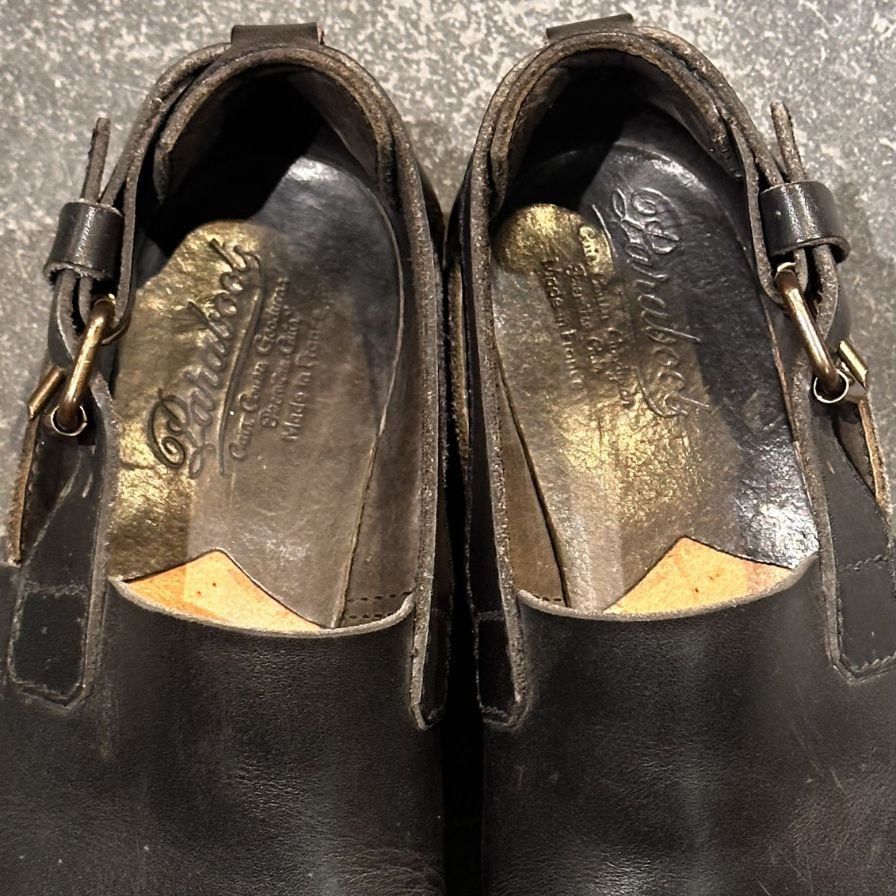 パラブーツ バックストラップサンダル ブラック メンズ サイズ5 Paraboot  約23.5cm【LA】【中古】