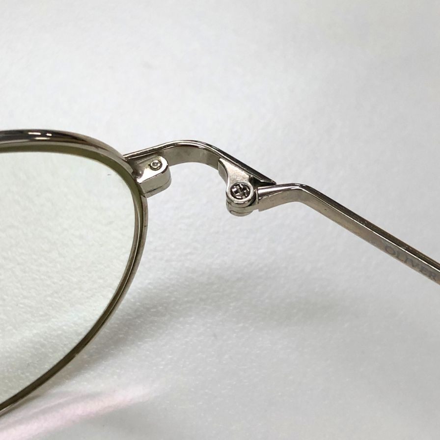 オリバーピープルズ 度入りメガネ Commander ティアドロップ シルバー 65□16 125 Oliver Peoples【AFI17】