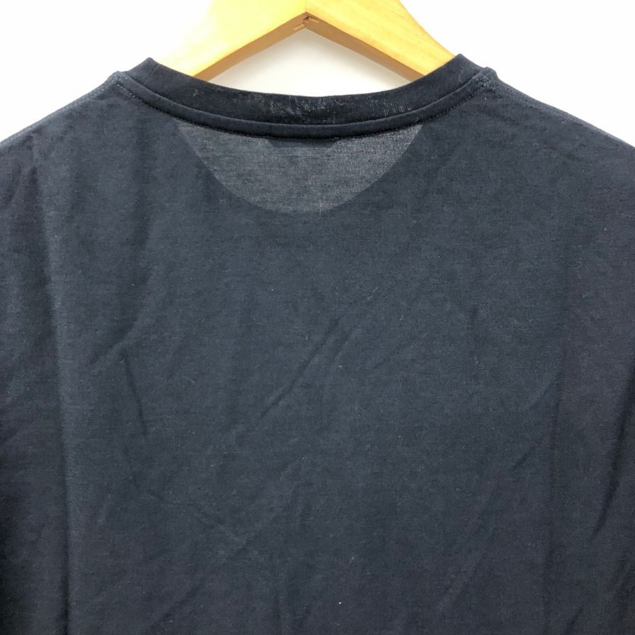 美品◆ザノーネ アイスコットン クルーネック Tシャツ メンズ サイズ 46 ブラック ZANONE 【AFB38】