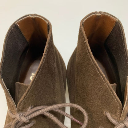 クロケット&ジョーンズ チャッカブーツ スエード ブラウン メンズ サイズ7 CROKETT&JONES CHUKKA ブーツ 約25.5cm【LA】【中古】