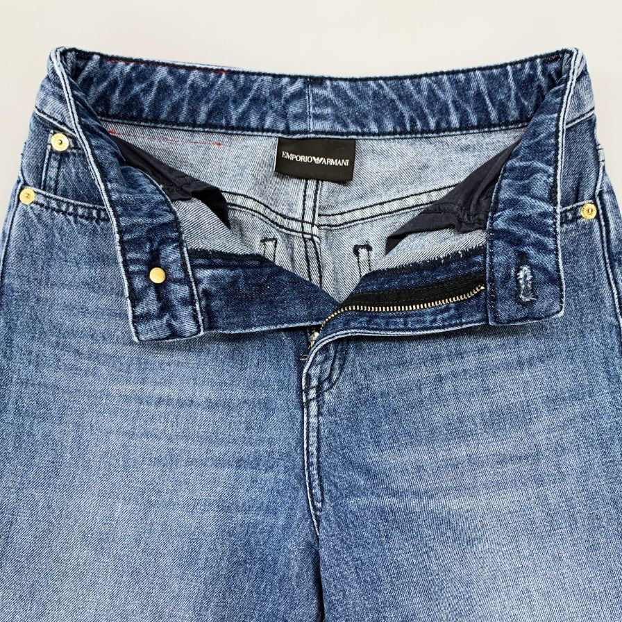 エンポリオアルマーニ ストレートデニム レディース サイズ24 EMPORIO ARMANI 【AFB41】
