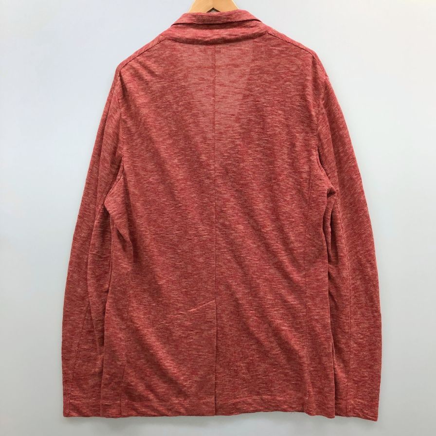 美品◆ボリオリ カーディガン コットン ポリエステル レッド系 サイズL BOGLIOLI 【AFB32】