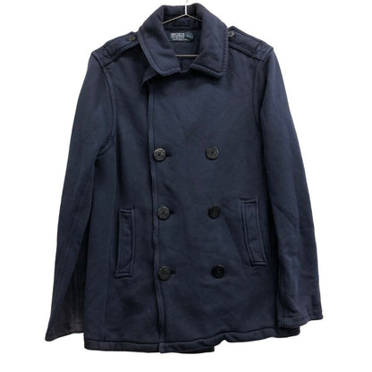 中古◆ポロ ラルフローレン ピーコート ニット ネイビー メンズ サイズL Polo Ralph Lauren 【AFA12】