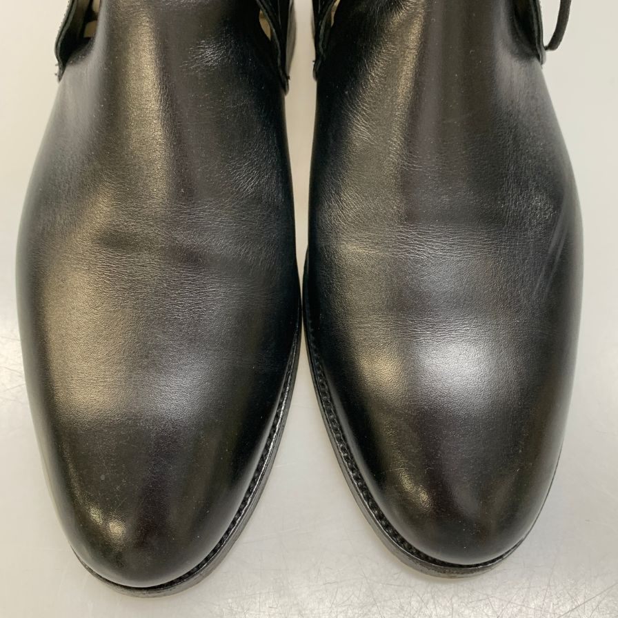 クロケット &ジョーンズ 7742 コノート メンズ サイズ 7E ブラック Crockett & Jones 約25.5cm【AFC47】