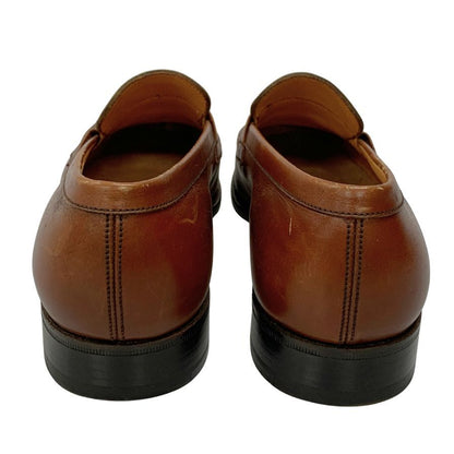 ジェイエムウエストン 180シグニチャー ローファー ボックスカーフ ブラウン UK4.5D J.M.WESTON ローファー 約24.5cm【LA】【中古】