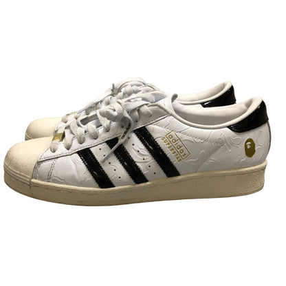 アディダス×ア ベイシング エイプ ローカットスニーカー スーパースターV メンズ サイズ28.0㎝ JR2701 adidas×A BATHING APE 約28.0cm【AFC30】