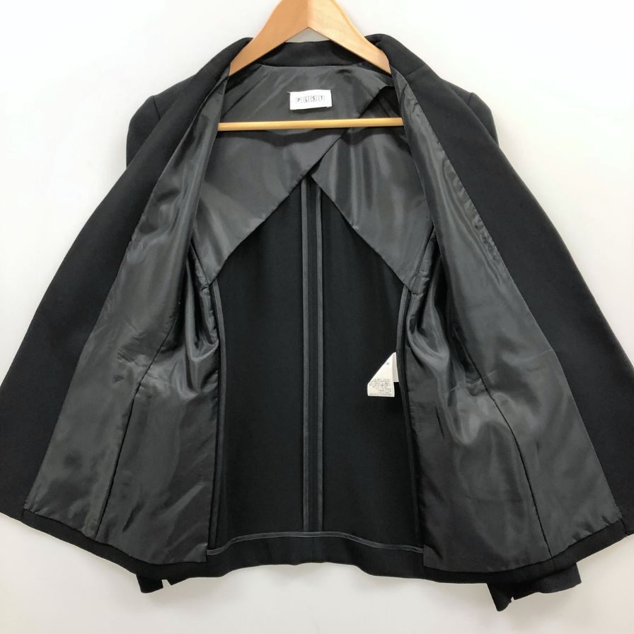 中古◆プラステ テーラードジャケット レディース サイズS ブラック   PLST 【AFB8】
