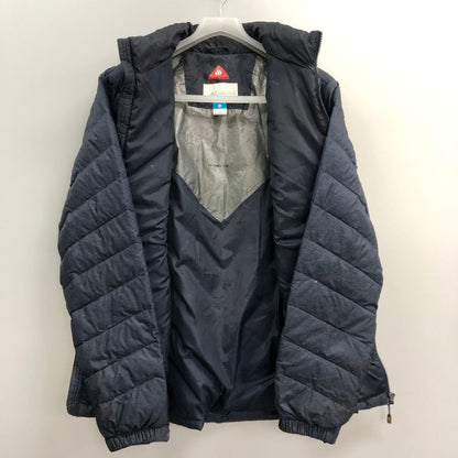 中古◆コロンビア コリア キッズ ダウン アウター OMNI-HEAT サイズXXL ネイビー Columbia 【AFA14】