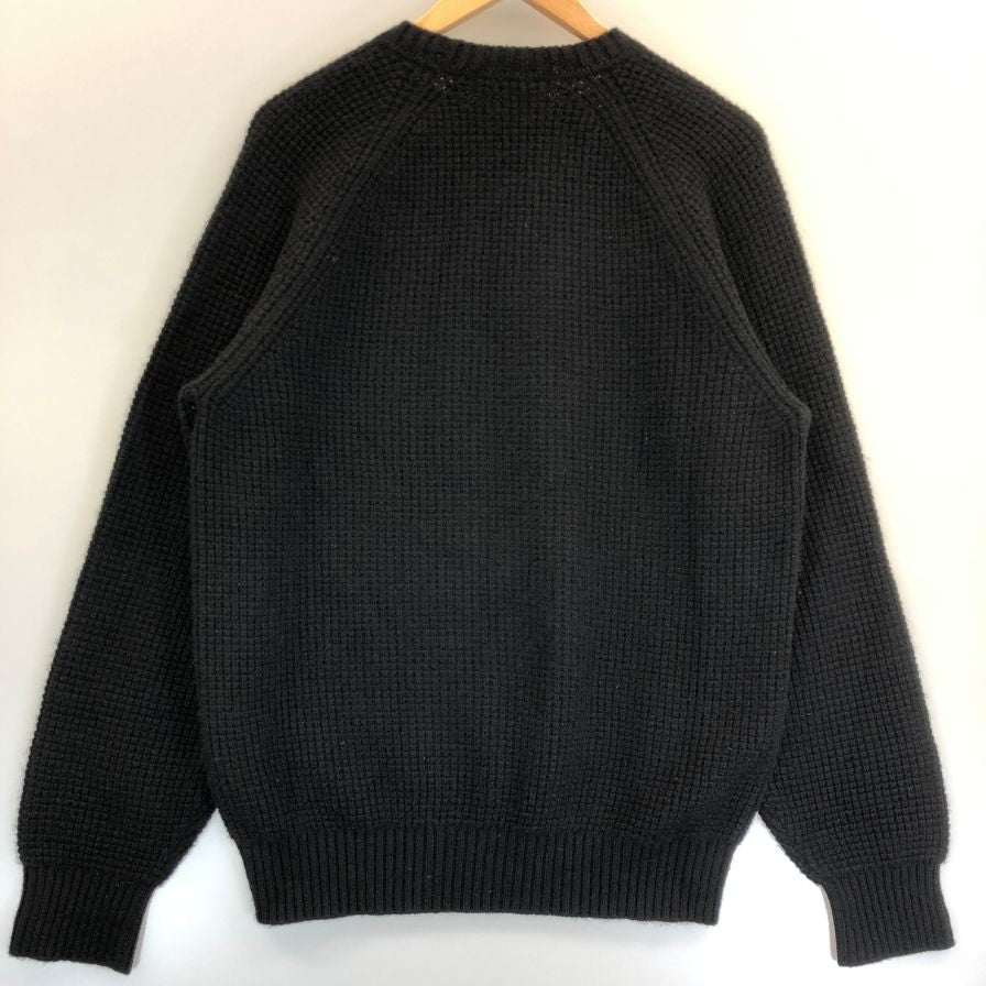 美品◆グリーンクラブス カシミヤ100％ ハイゲージニット ブラック メンズ サイズ3 GREEN CLUBS 【AFB3】