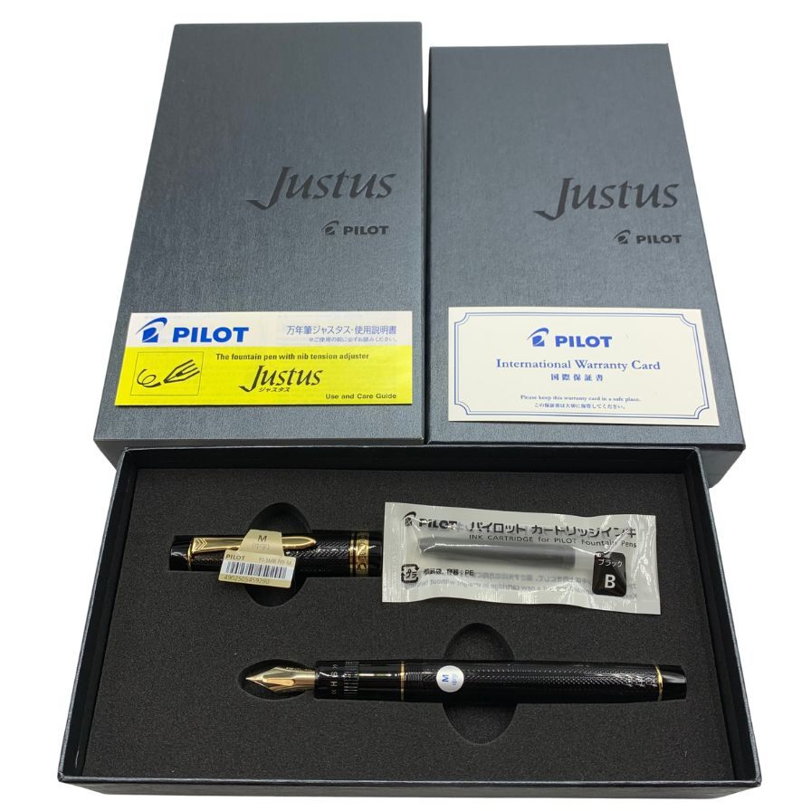 パイロット 万年筆 Justus95 ペン先14K FJ-3MR-NB-F ブラック PILOT【AFB53】