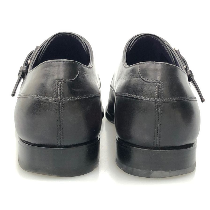 ベルルッティ シングルモンク パティーヌ カーフ メンズ パープル系 サイズUK7 Berluti ビジネスシューズ 約25.5cm【LA】【中古】