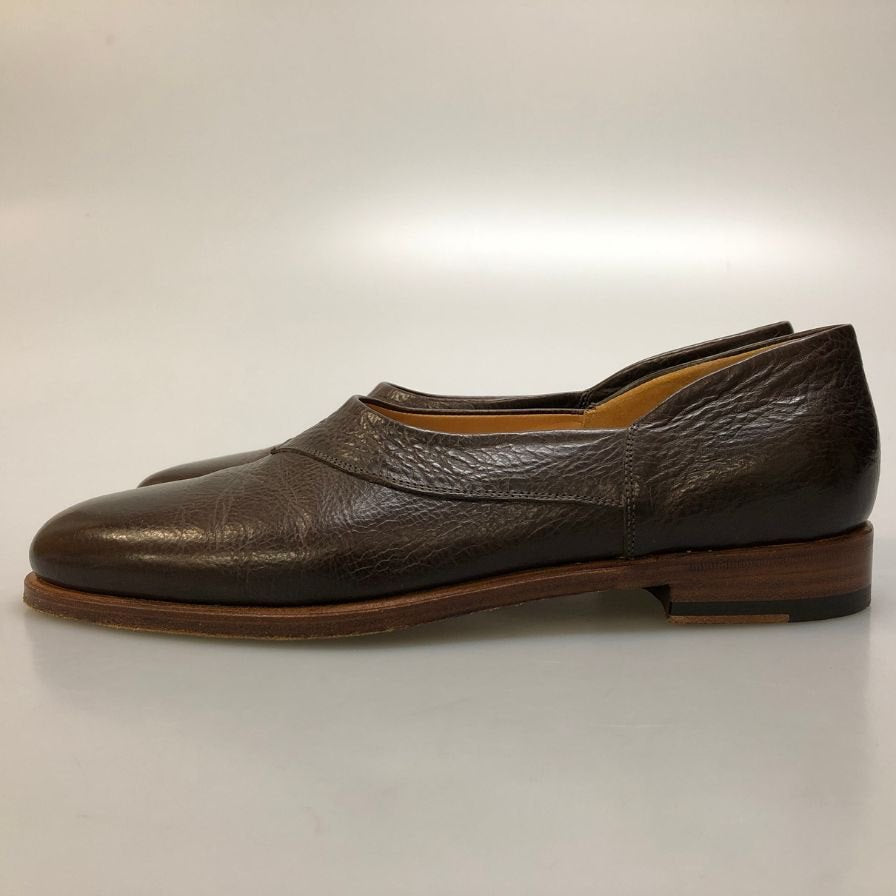 フラテッリジャコメッティ ローファー スリッポン シボレザー ブラウン サイズ40.5 F.LLI Giacometti 約25.5cm【AFC29】