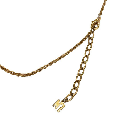 ニナリッチ ラインストーン ネックレス ゴールド レディース NINARICCI【AFI13】