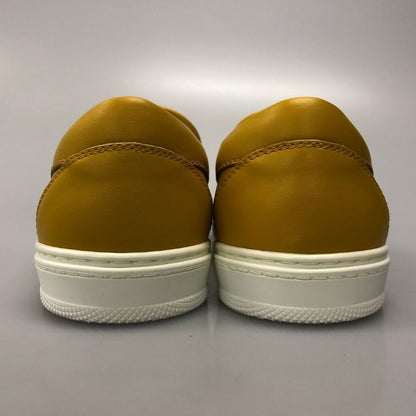 ジミーチュウ スリッポン スニーカー イエロー エンボス サイズ41 メンズ JIMMY CHOO 約26.0cm【AFD5】